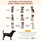 Elevated Dog Bed with Removable Canopy, Outdoor Dog Cot with UV