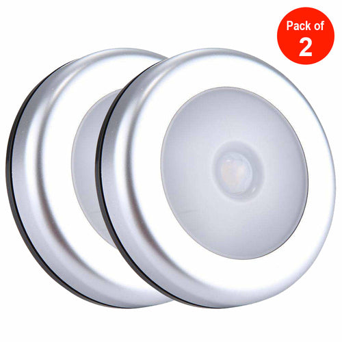 AMZER Motion Sensor LED Light - Energy Efficient Battery Operated 6