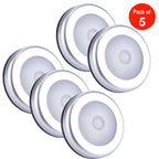 AMZER Motion Sensor LED Light - Energy Efficient Battery Operated 6