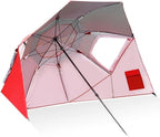 8-Foot SPF 50 Canopy Umbrella For Camping And Beach Use