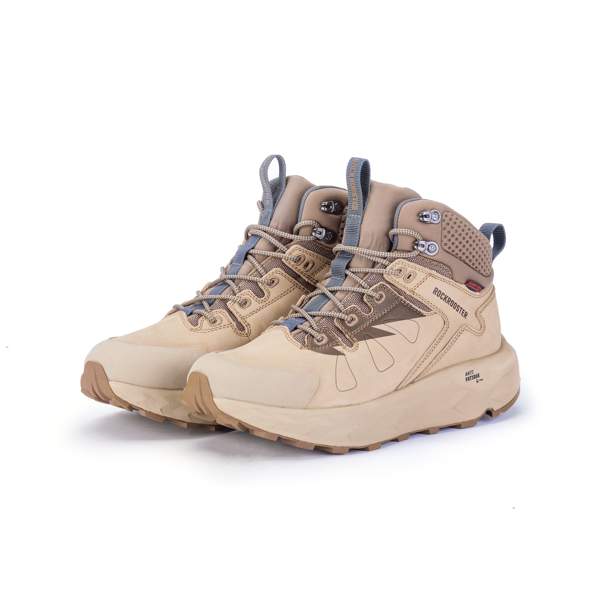 rockrooster Farmington Sand 6 Inch Waterproof Hiking Boots with