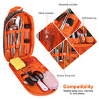 19Pcs Camping Cooking Utensil Kit Portable Picnic Cookware Outdoor