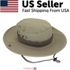 Wide Brim Sun Hat UV Protection Bucket Cap For Hiking Camping Fishing