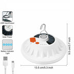 Rechargeable 60 LED Outdoor Camping Tent Light USB & Solar Lantern