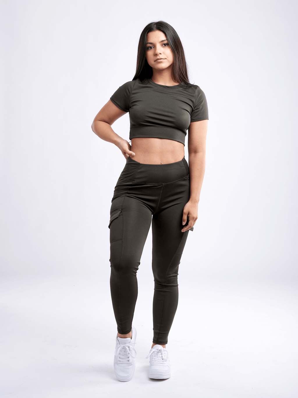 JupiterGear High-Waisted Leggings with Side Cargo Pockets