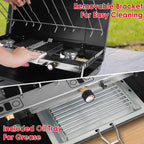 3 Burner Camping Stove 20000 BTU Portable Foldable Propane Stove With