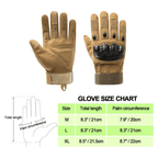 Tactical Military Airsoft Gloves for Outdoor Sports, Paintball, and