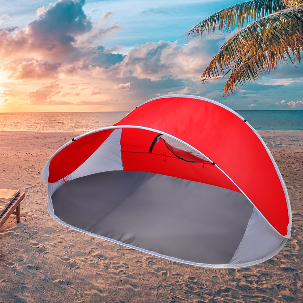 Mountvie Pop Up Tent Camping Beach Tents 4 Person Portable Hiking