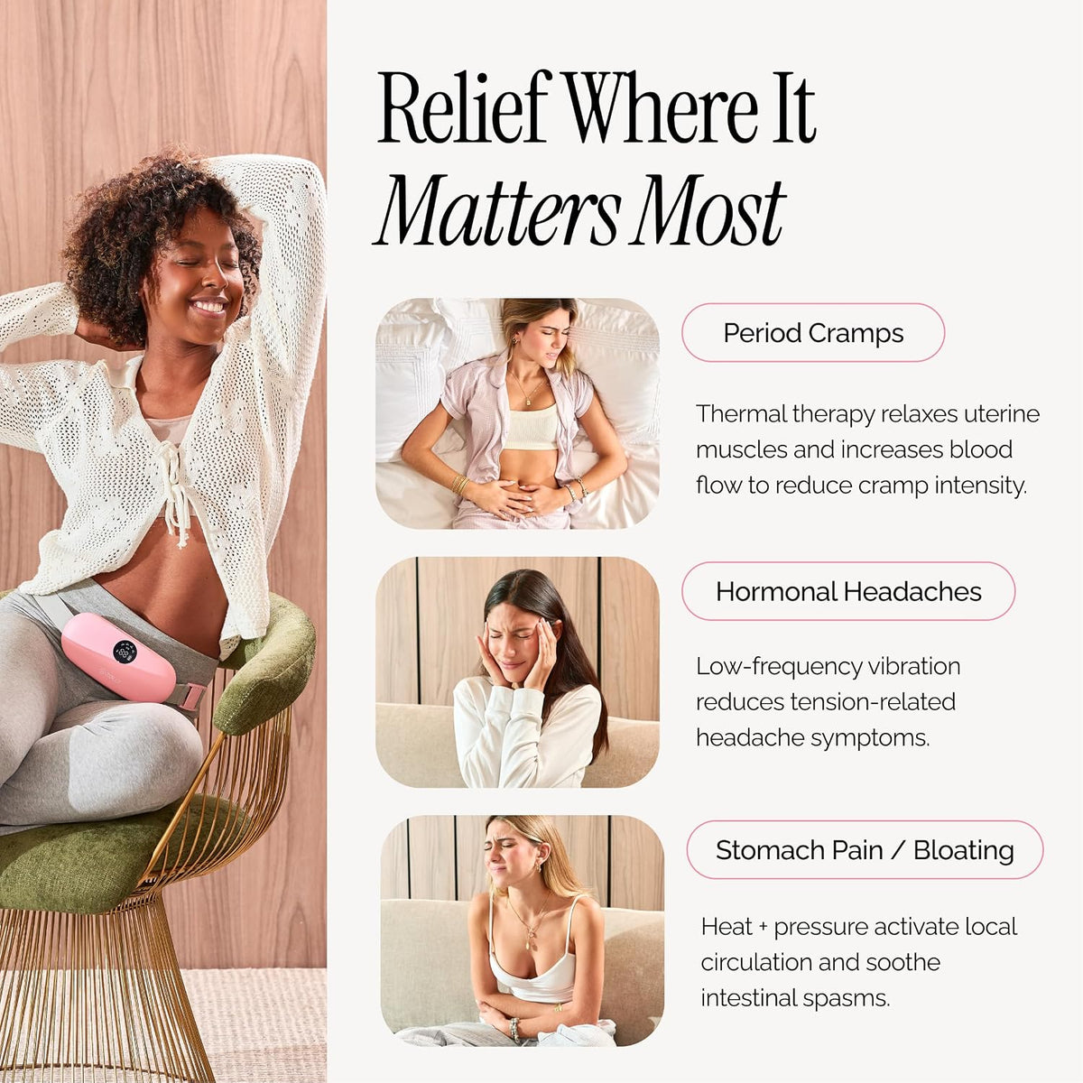 Portable Menstrual Pain Relief Wrap