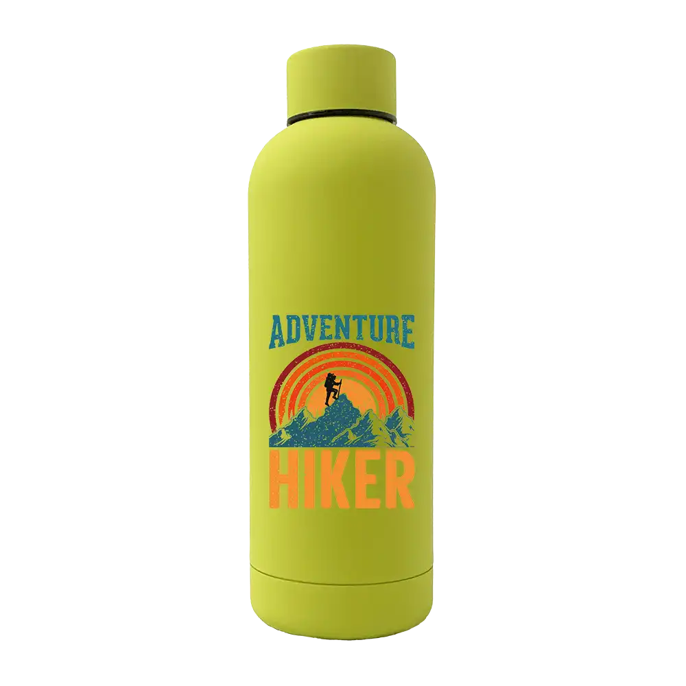 Adventure Hiker 17oz Stainless Rubberized Water Bottle
