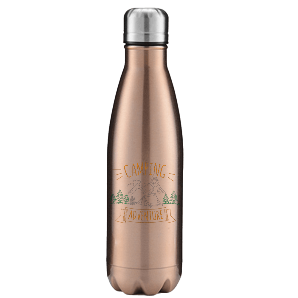 Camping Adventure 17oz Stainless Water Bottle