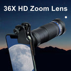 Dragon 36X Mobile Phone Lens Kit With Tripod