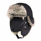 Waterproof Trapper Hat for Winter – Fur Lined Ushanka with Detachable