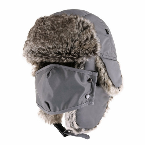 Waterproof Trapper Hat for Winter – Fur Lined Ushanka with Detachable