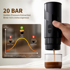 Portable Electric Espresso Machine for Travel, Car Coffee Maker