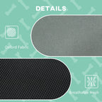 Elevated Dog Bed with Removable Canopy, Outdoor Dog Cot with UV