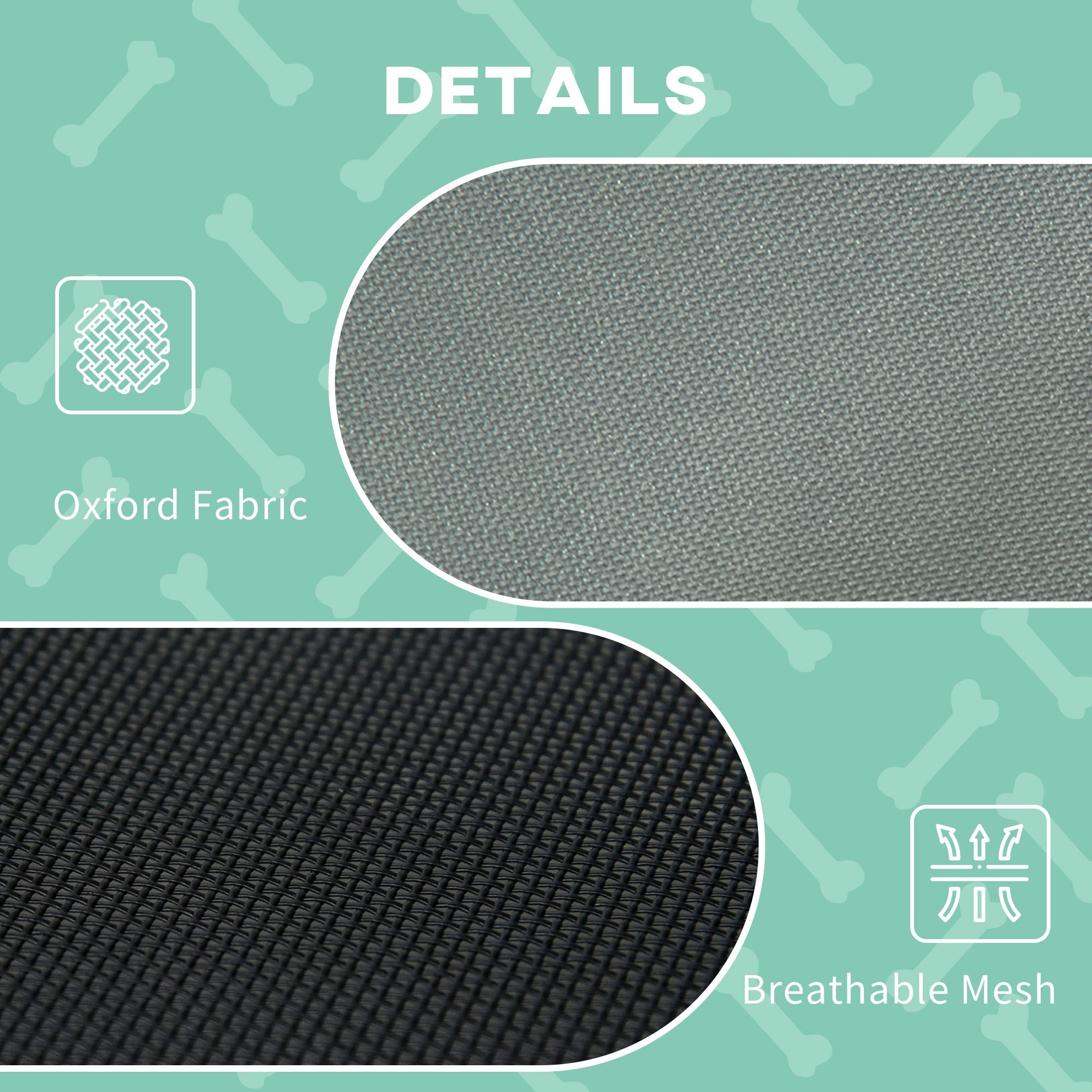 Elevated Dog Bed with Removable Canopy, Outdoor Dog Cot with UV