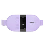 iTHERAU Portable Heating Pad for Period Cramps Menstrual Heating Pad with 4 Heat Levels and 4 Massage Modes Larger Heating Area Period Heating Pad Cramps Heating Pad for Women and Girls Purple