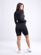 JupiterGear Athletic Zip-Up Crop Hoodie Jacket