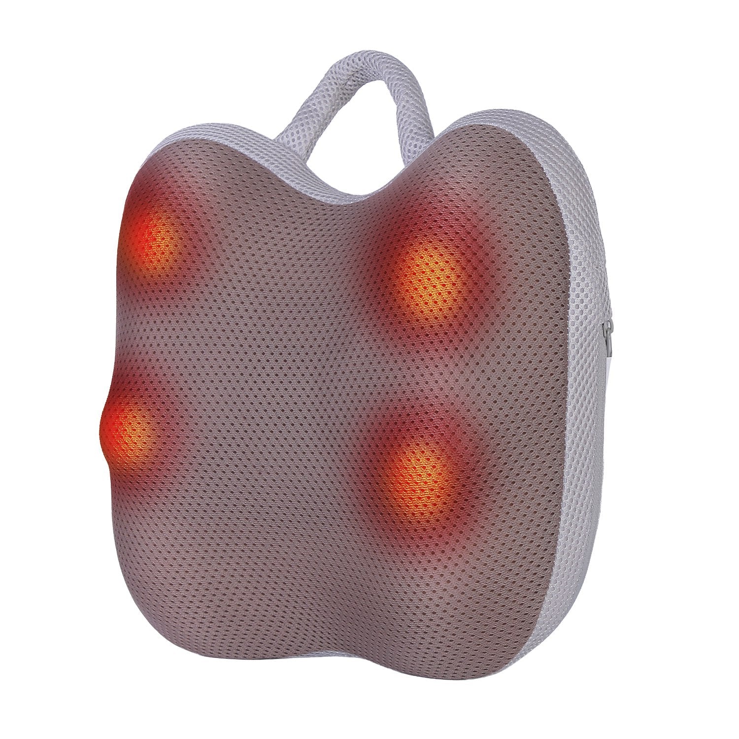 1Pc Shiatsu Back And Waist Massager With Heat Cordless Rechargeable