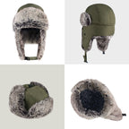 Waterproof Trapper Hat for Winter – Fur Lined Ushanka with Detachable